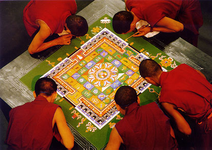 Mandala Sand Painting